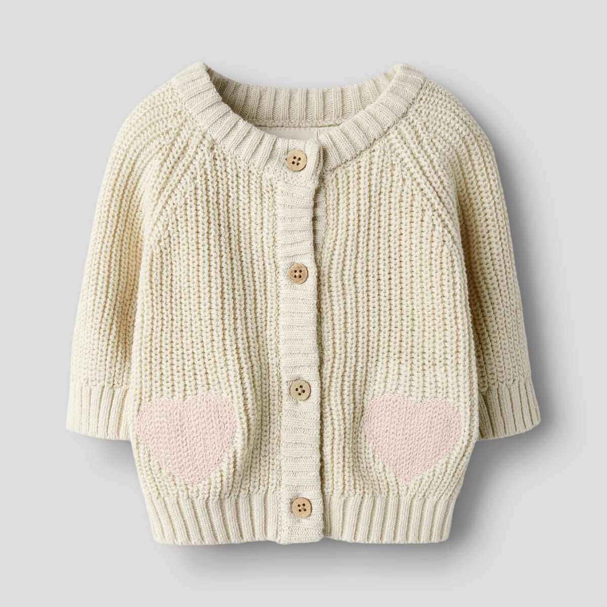 Lil' Atelier baby emlen knit vestje turtledove