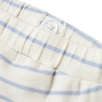 Maak de look van je kleintje helemaal compleet met de baby geo short in de kleur zen blue van het merk Lil' Atelier. VanZus