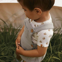 De Lil' Atelier baby janu romper in seagrass is de perfecte aanvulling voor de garderobe van jouw kleintje. Deze schattige body is vervaardigd uit 100% biologisch katoen, wat niet alleen zorgt voor een zacht en comfortabel gevoel op de huid, maar ook bijdraagt aan een duurzame wereld. VanZus