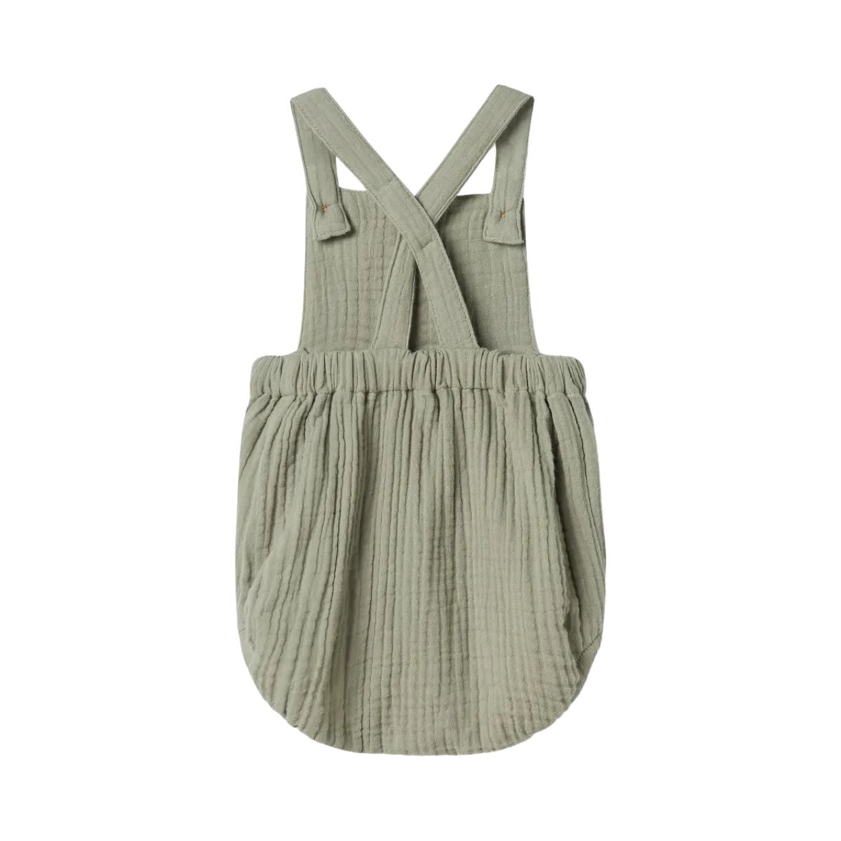 De Lil' Atelier baby janu romper in seagrass is de perfecte aanvulling voor de garderobe van jouw kleintje. Deze schattige body is vervaardigd uit 100% biologisch katoen, wat niet alleen zorgt voor een zacht en comfortabel gevoel op de huid, maar ook bijdraagt aan een duurzame wereld. VanZus