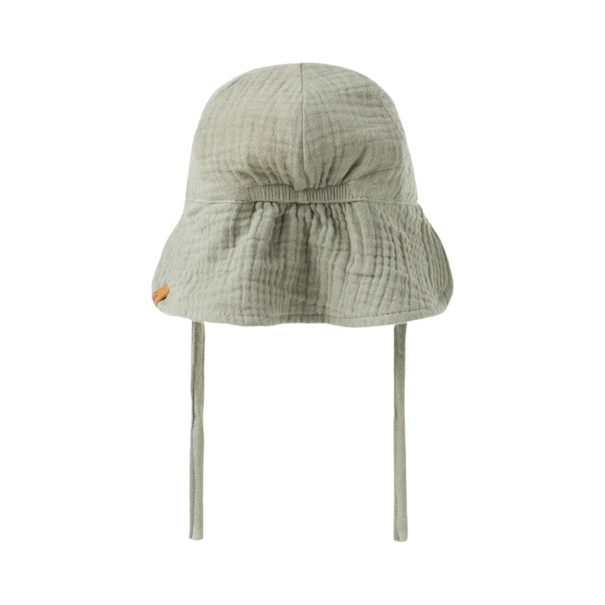 De Lil' Atelier baby janu zonnehoed in de kleur seagrass (groen) is gemaakt van zacht katoen. Perfecte accessoire voor de bescherming tegen de zon en voor een stijlvolle zomerlook. VanZus