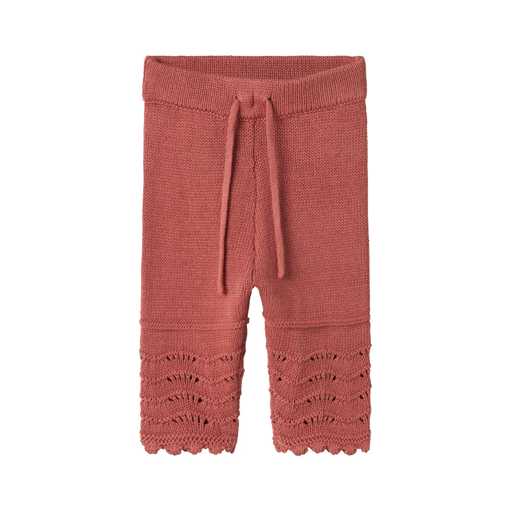 Stel de leukste outfits samen met deze baby lola knit broek in de kleur withered rose van het merk Lil' Atelier. Dit schattige gebreide broekje kun je heel leuk combineren met een trui of mooi blousje, maar natuurlijk ook met de lola knit shirt in de kleur withered rose van Lil' Atelier! VanZus