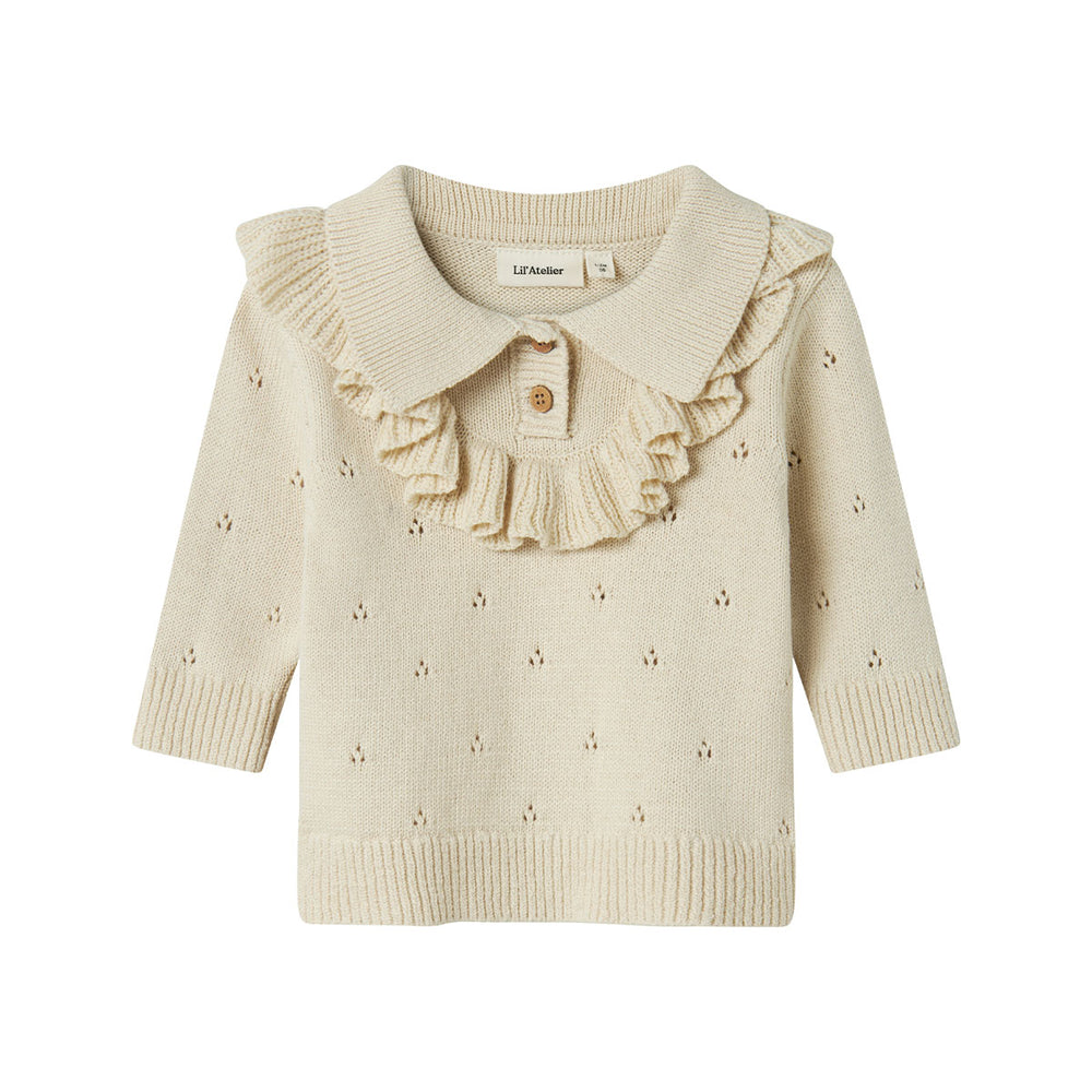 Het baby nakita knit shirt in de kleur turtledove is niet zomaar een trui, maar een echte eyecatcher! Dit truitje zit niet alleen heel lekker, hij is dan ook gemaakt van biologisch katoen, en ziet er heel cute uit. VanZus