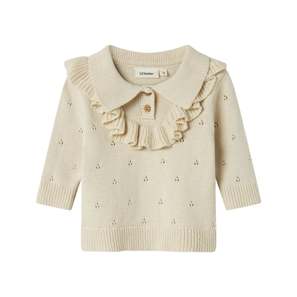 Het baby nakita knit shirt in de kleur turtledove is niet zomaar een trui, maar een echte eyecatcher! Dit truitje zit niet alleen heel lekker, hij is dan ook gemaakt van biologisch katoen, en ziet er heel cute uit. VanZus