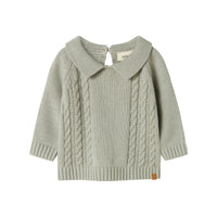 Creëer een stijlvolle look bij je kleintje met dit baby nello knit shirt in de kleur pigeon van het merk Lil' Atelier. Deze schattige trui staat ontzettend hip en is ook nog eens heel comfortabel. VanZus