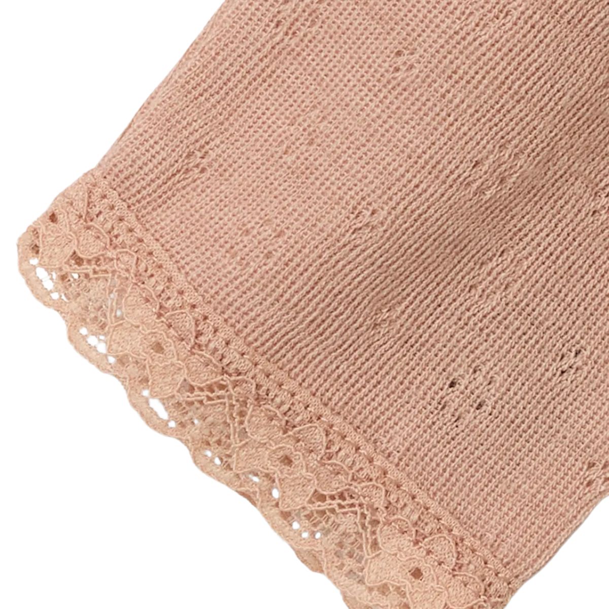 De baby noel wol slim legging in roebuck van Lil' Atelier: gemaakt van 100% merinowol, slim fit met elastische taille en schattig kanten detail. Perfect voor elk seizoen. VanZus