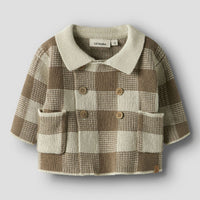 Het robo gebreid vestje sepia tint van Lil' Atelier Baby is een warm, comfortabel vestje voor jouw kleintje. Perfect voor koude dagen. Bestel nu bij VanZus