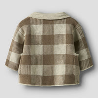Het robo gebreid vestje sepia tint van Lil' Atelier Baby is een warm, comfortabel vestje voor jouw kleintje. Perfect voor koude dagen. Bestel nu bij VanZus