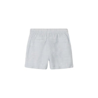 Lil' Atelier jesper shorts in ancient water, gemaakt van 55% linnen en 45% biologisch katoen. Regular fit met verstelbare taille en zijzakken, perfect voor casual zomerdagen. VanZus