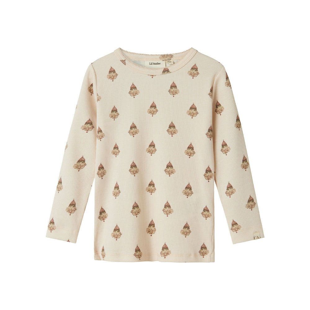 De Lil' Atelier lavo eva slim shirt in de kleur pastel parchment is een must-have voor de garderobe van je kind. VanZus
