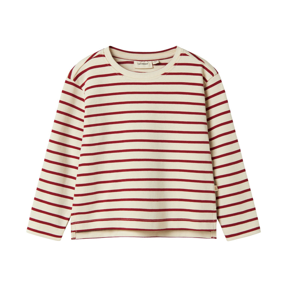 Dit comfortabele en schattige limia shirt turtledove red dahlia van het merk Lil' Atelier is echt de ultieme basic voor in de kledingkast van je kleintje! Dit shirt is gemaakt van 100% biologisch katoen. VanZus