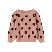 Het Lil' Atelier lulio knit shirt in de kleur misty rose is een comfortabele en stijlvolle toevoeging aan de garderobe van je kleintje. Dit leuke truitje is gemaakt van zachte, ademende stof. VanZus