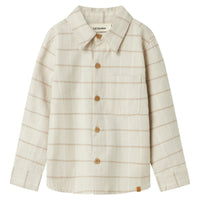 Hoe tof is dit nadim shirt in de variant pure cashmere van het merk Lil' Atelier?! Dit nette shirt is perfect voor feestelijke gelegenheden. Het shirt is gemaakt van 100% biologisch katoen. VanZus