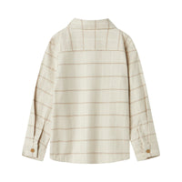 Hoe tof is dit nadim shirt in de variant pure cashmere van het merk Lil' Atelier?! Dit nette shirt is perfect voor feestelijke gelegenheden. Het shirt is gemaakt van 100% biologisch katoen. VanZus