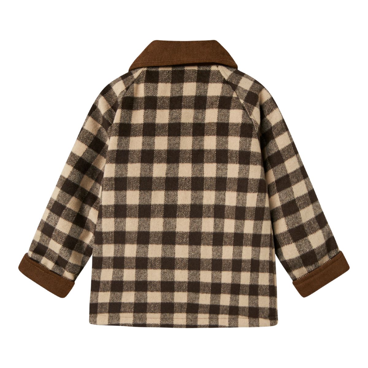 De nima jas in turtledove van het merk Lil' Atelier is de ideale keuze voor stijl en functionaliteit in de lente en zomer. Deze coat is ontworpen met een mooie geblokte print in bruin en beige en heeft een net model. VanZus