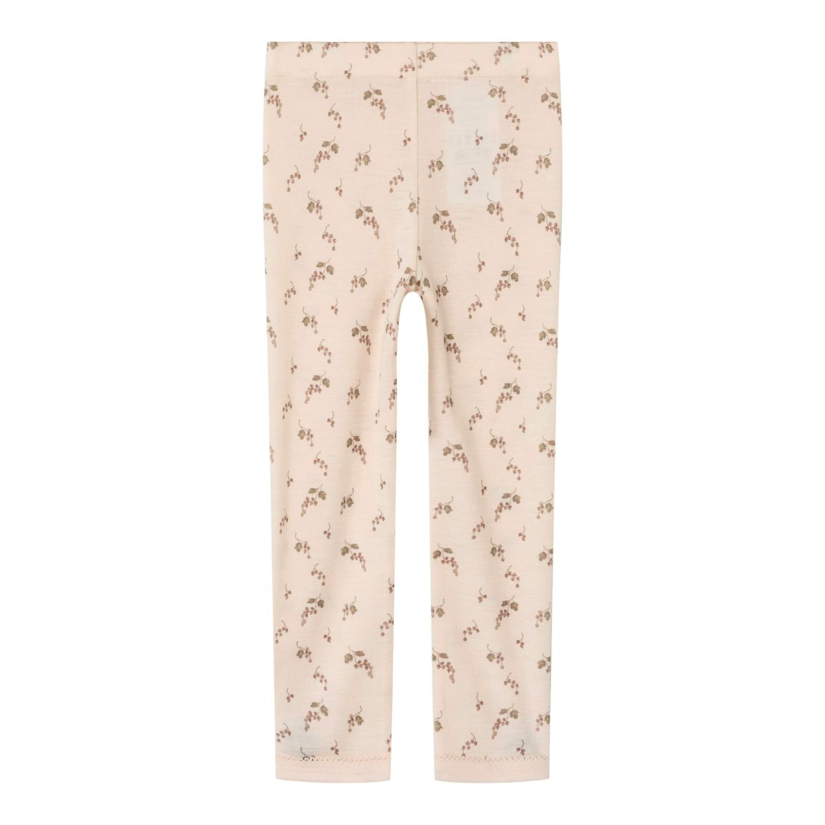De noel wol slim legging in de kleur morganite berry van met merk  Lil' Atelier is gemaakt van 100% merinowol en biedt comfort en stijl voor je kind in de herfst en winter! VanZus