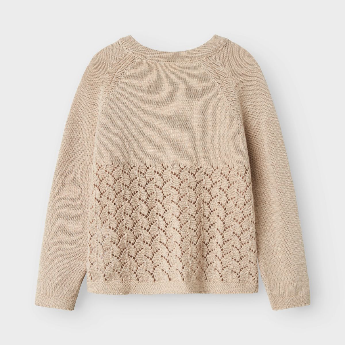Het Lil' Atelier olga knit vestje in pastel parchment melange is een ideale aanvulling voor de garderobe van je kind. VanZus