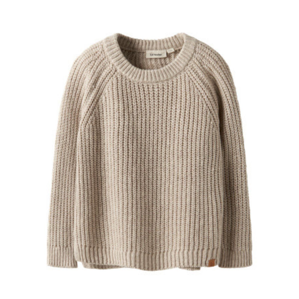 De gebreide trui rumba oxford tan melange van Lil' Atelier is een warme, stijlvolle kindertrui in grijs. Beschikbaar in maat 92 t/m 122. Shop bij VanZus