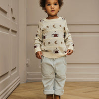 Laat je kleintje comfortabel en stijlvol de dag doorkomen met deze schattige thoro leo broek van Lil' Atelier in de kleur pigeon. VanZus