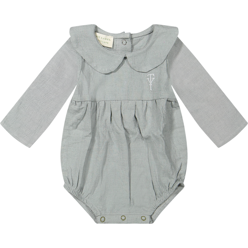 Two You Label linny linnen romper grey