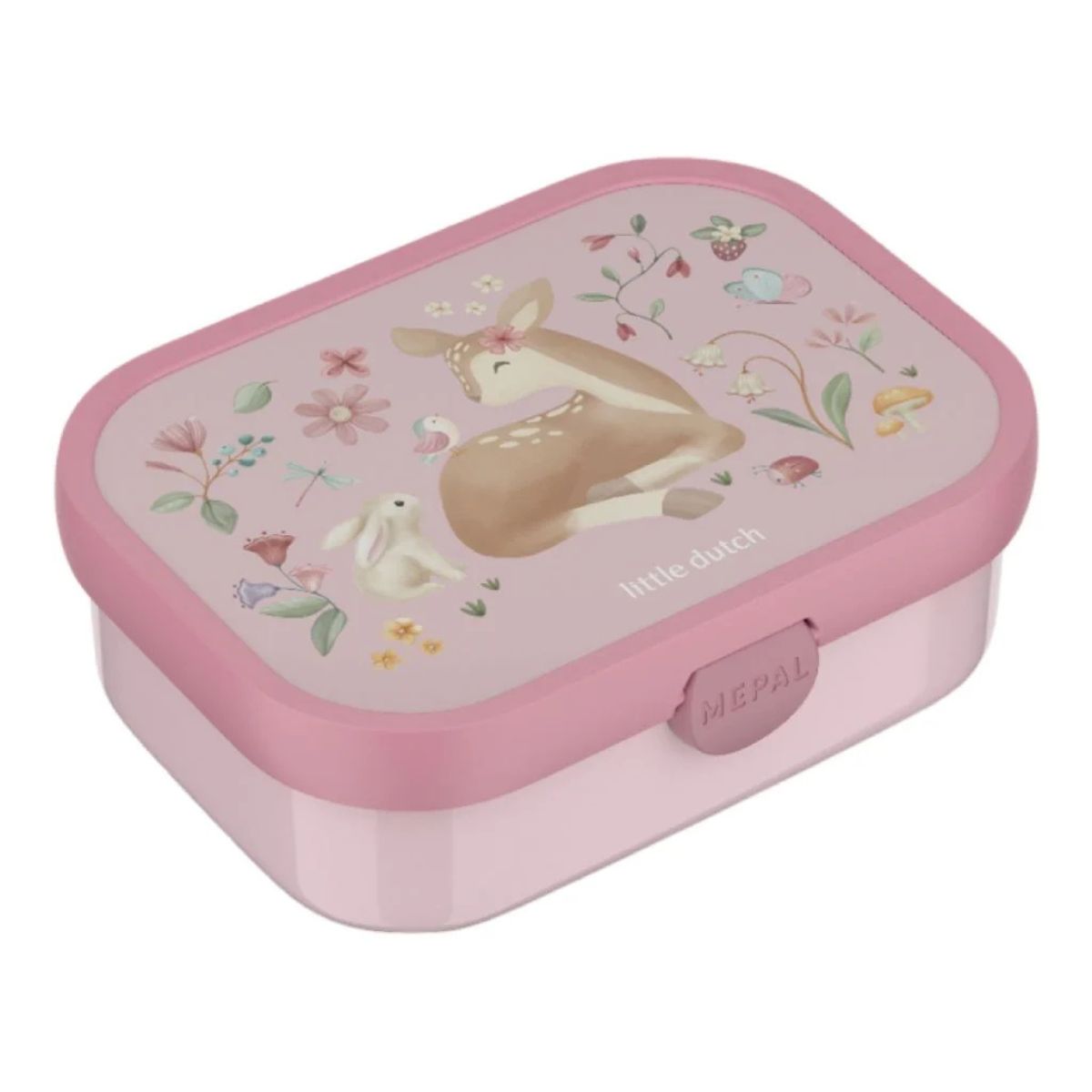 De Little Dutch Mepal fairy garden lunchbox maakt lunchtijd magisch met een betoverend ontwerp en BPA-vrije materialen. Veilig en stijlvol! Kleur: roze. VanZus