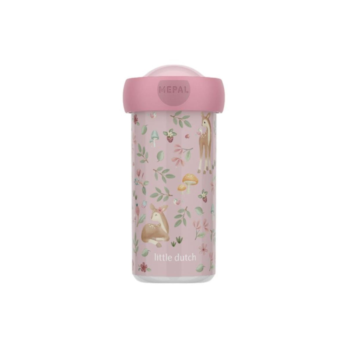 De Little Dutch Mepal fairy garden schoolbeker 300ml is lekvrij, BPA-vrij en vaatwasserbestendig. Ideaal voor school of een dagje uit. Kleur: roze. VanZus