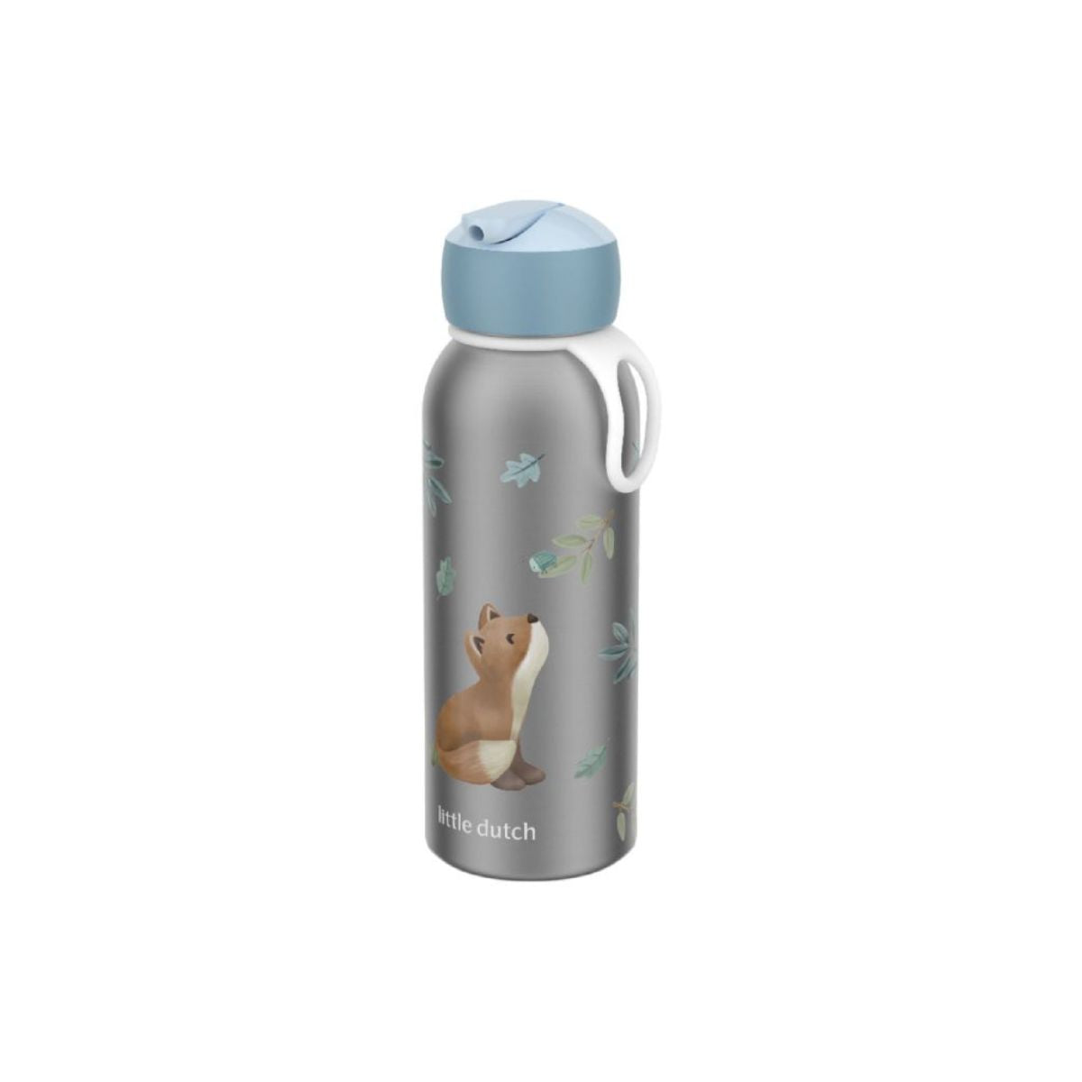 De Little Dutch Mepal forest friends isoleerfles flip houdt drankjes 12 uur koud of 9 uur warm. Perfect voor school of uitstapjes. Verkrijgbaar bij VanZus.
