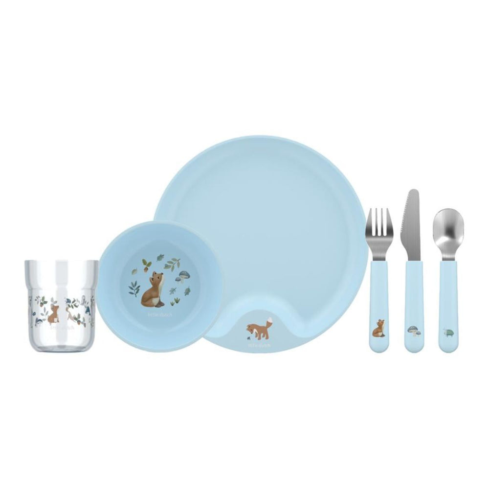 Maak eten leuk met Little Dutch Mepal forest friends servies. Vaatwasser- en magnetronbestendig, ideaal voor peuters en kleuters. Kleur: blauw. VanZus