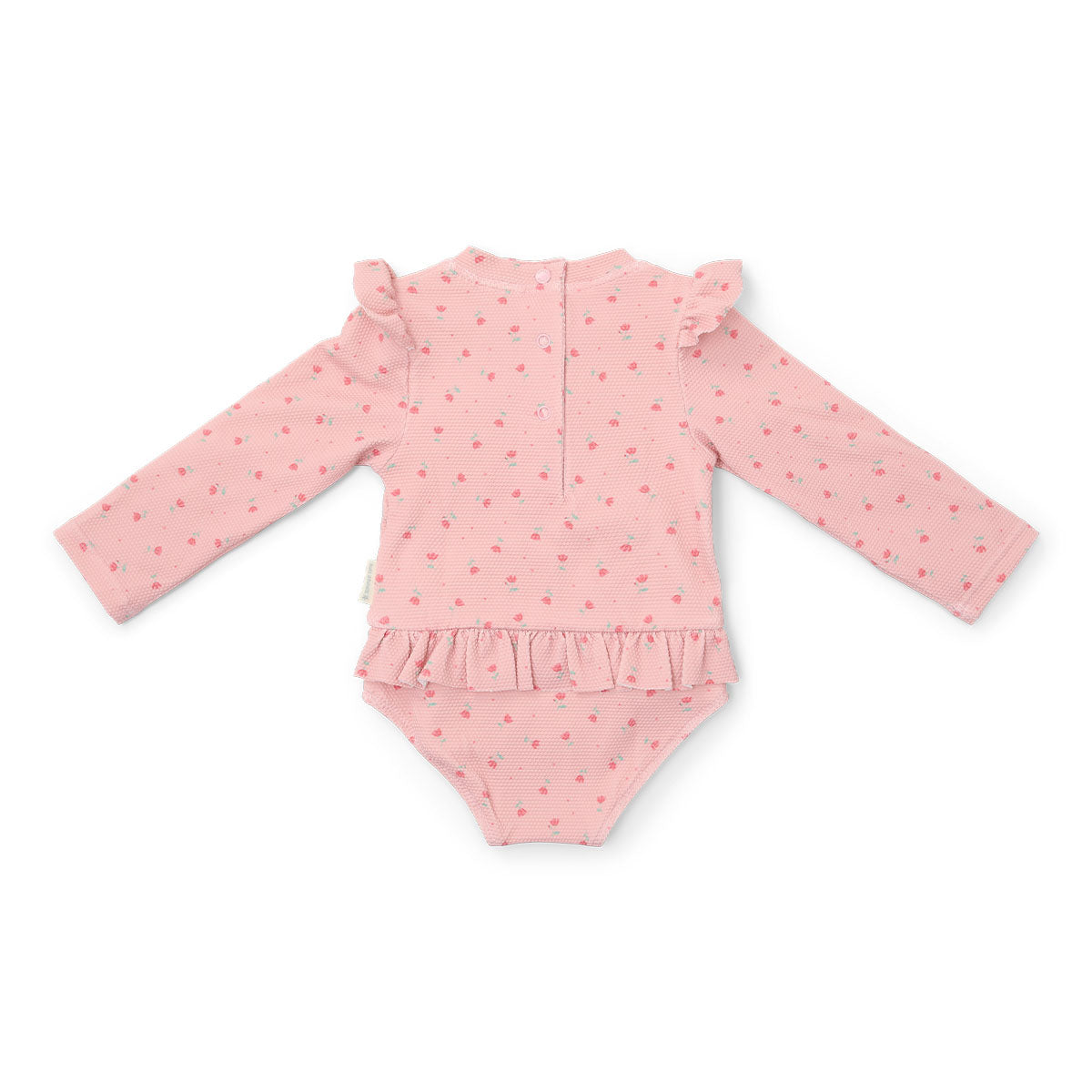 Zwemmen wordt nog leuker met dit lange mouwen badpak in de variant sunny flowers blush van het vrolijke merk Little Dutch. Dit mooie badpak ziet er niet alleen fantastisch uit, hij is ook erg praktisch. VanZus