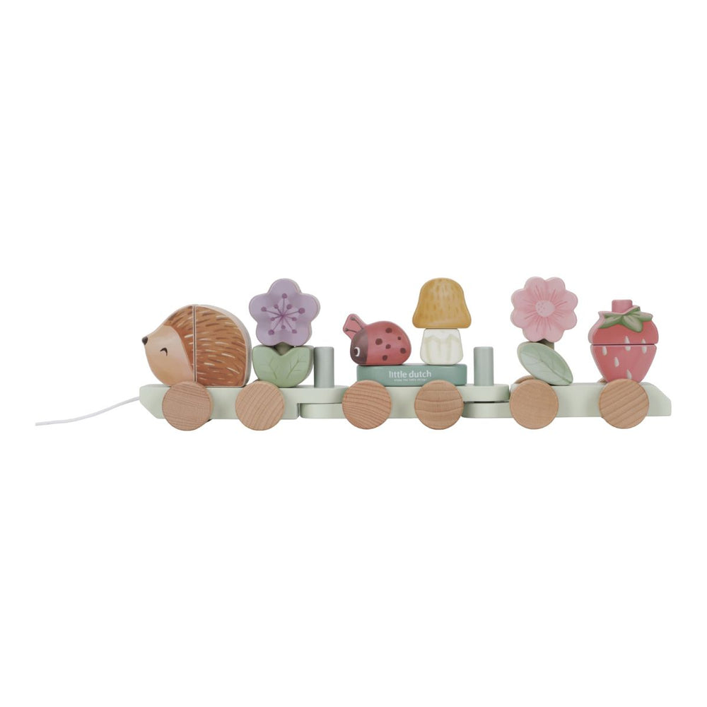 Ontdek de Little Dutch blokkentrein egel uit de fairy garden-collectie! Dit kleurrijke houten speelgoed stimuleert de motoriek en creativiteit van je kleintje. Perfect voor eindeloos speelplezier! VanZus