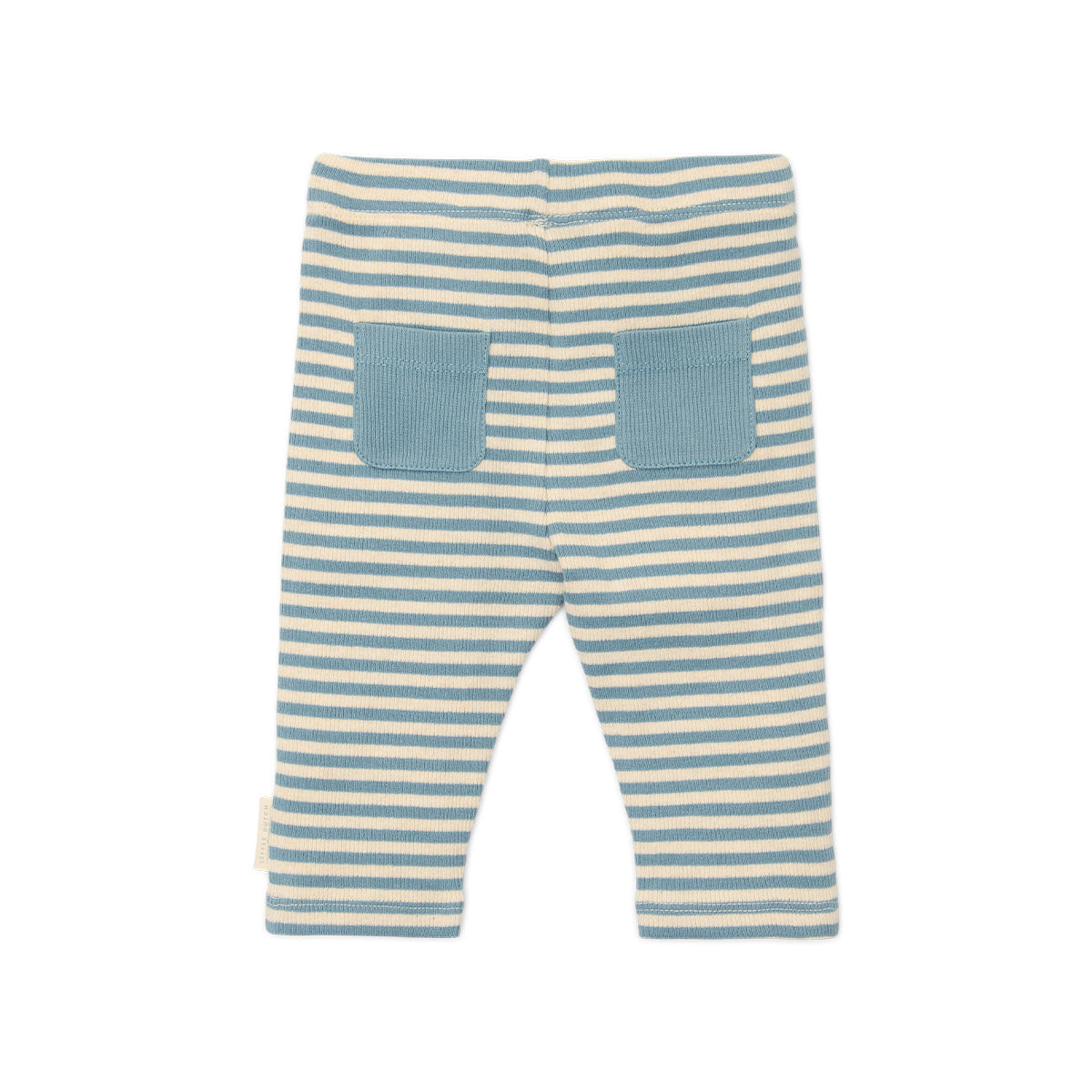 Dit lieve broekje in de kleur stone blue stripe van het merk Little Dutch is gemaakt van biologisch katoen en is perfect voor elke avontuur van je kindje. VanZus