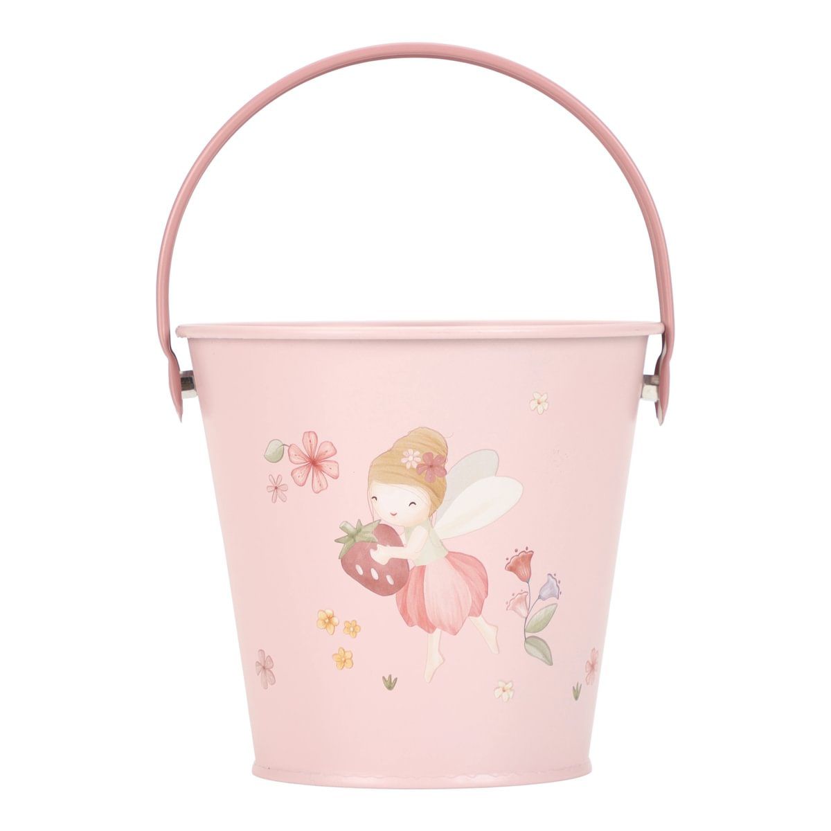 De Little Dutch emmer Fairy Garden is perfect voor kleine avonturiers. Ideaal voor tuinieren en strandplezier. In de kleur roze met sprookjes versiering. VanZus