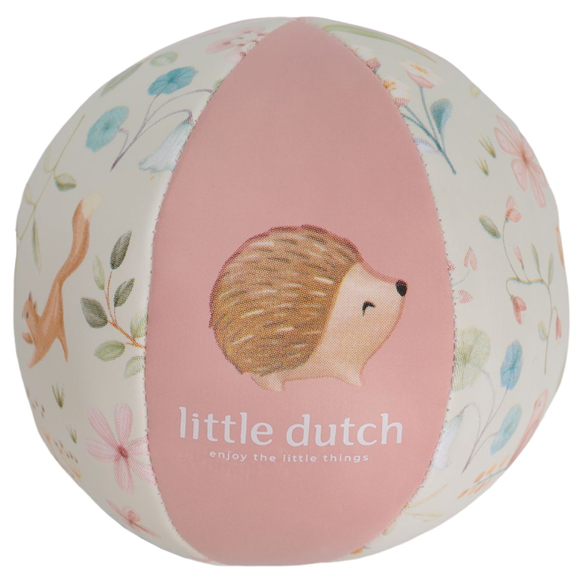 Deze leuke fairy garden softbal van het merk Little Dutch is speciaal gemaakt voor de allerkleinsten. De bal is namelijk gemaakt van lekker zacht PVC materiaal en is klein genoeg voor kleine kinderhandjes. VanZus
