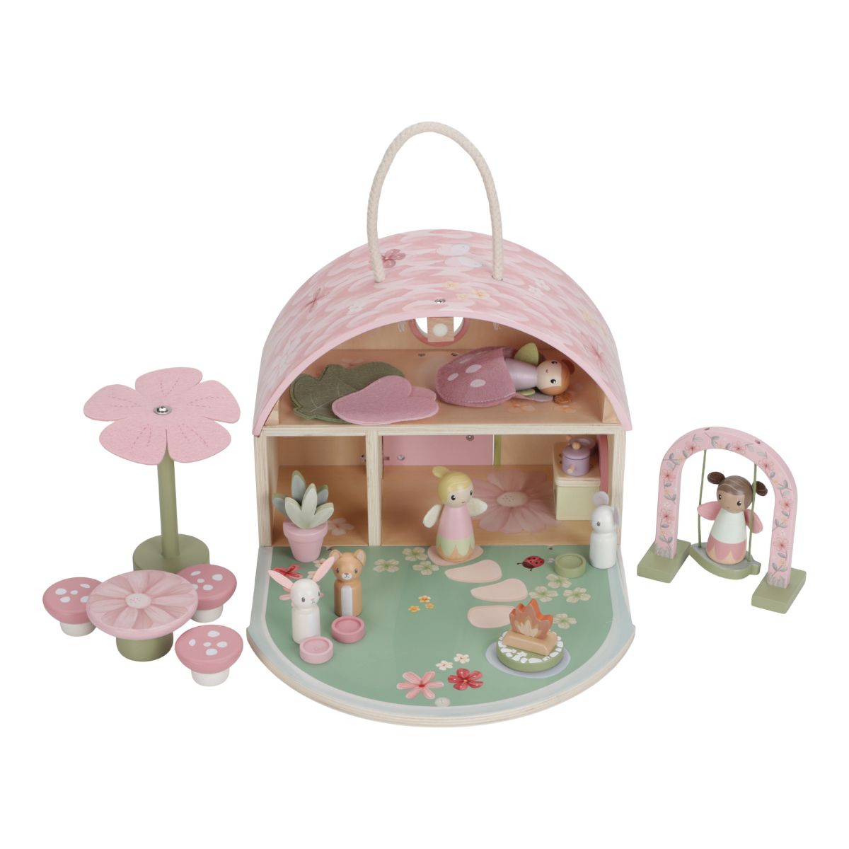 Ontdek het Little Dutch feeënhuisje uit de fairy garden-collectie! Dit magische huisje prikkelt de creativiteit van je kindje met schattige accessoires. Perfect voor fantasierijk spelen en eenvoudig mee te nemen. VanZus