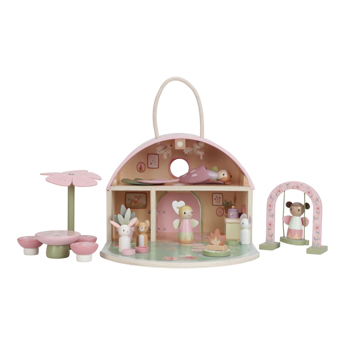 Ontdek het Little Dutch feeënhuisje uit de fairy garden-collectie! Dit magische huisje prikkelt de creativiteit van je kindje met schattige accessoires. Perfect voor fantasierijk spelen en eenvoudig mee te nemen. VanZus