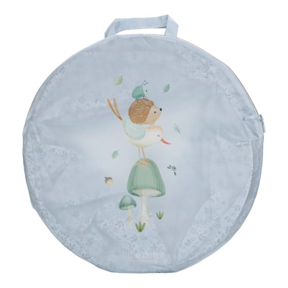 De Little Dutch Forest Friends kruiptunnel biedt urenlang speelplezier. Ideaal voor binnen en buiten, met handige draagtas. In de kleur blauw. 12+ maanden. VanZus