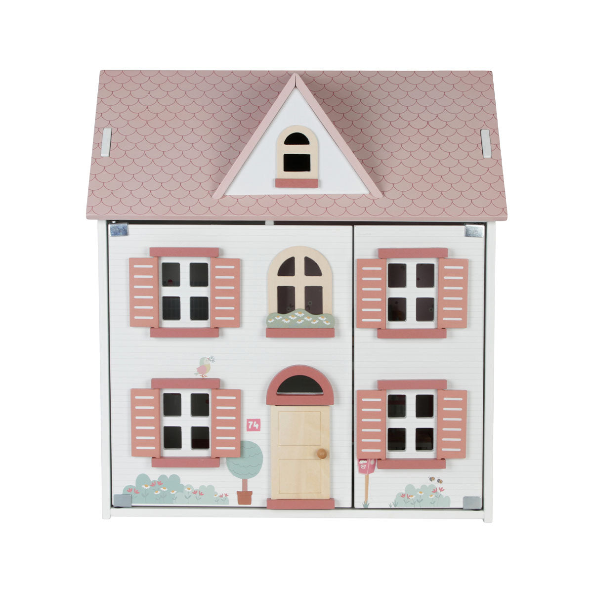 Een prachtig poppenhuis om uren mee te spelen is de droom van (bijna) ieder klein meisje. Heeft jouw kleintje ook die droom? Dan is het Little Dutch houten poppenhuis medium een hit! Dit prachtige poppenhuis ziet er namelijk niet alleen supermooi uit, maar is ook geweldig om mee te spelen. VanZus