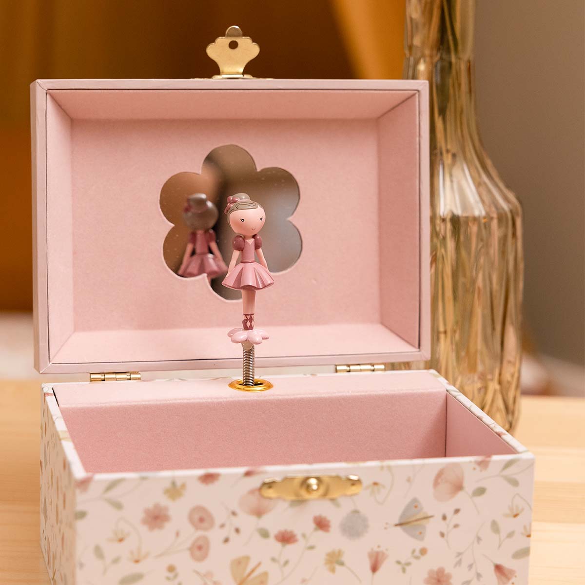 Belle boîte à bijoux Ballerine avec boîte à musique à personnaliser
