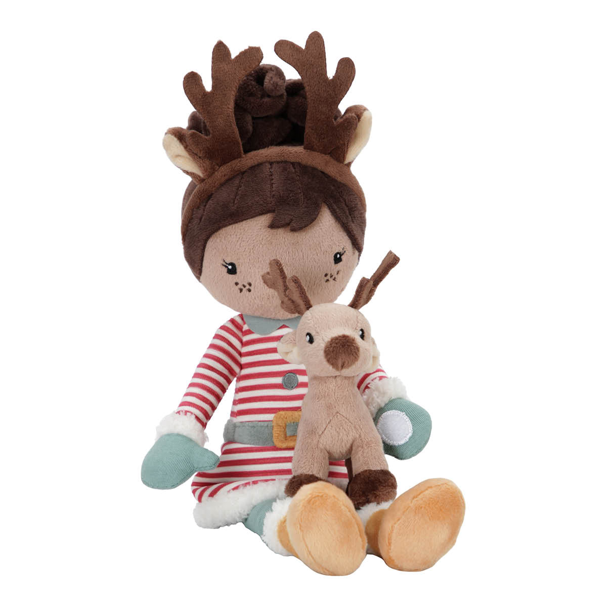 De superschattige knuffelpop Evi van Little Dutch is er nu ook in een Kerst-versie! Deze superschattige pop is een unieke aanwinst in de knuffelcollectie van je kleintje en voegt een vleugje magie toe aan de feestdagen. VanZus