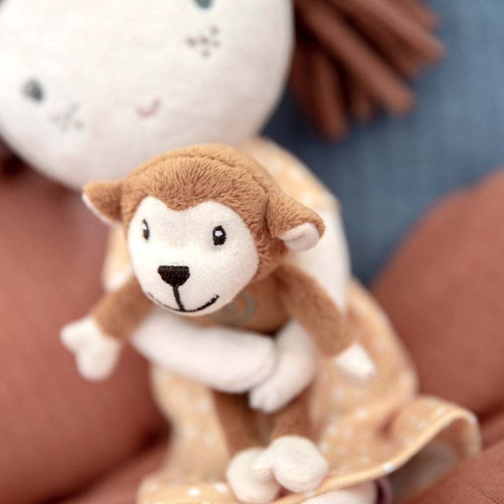 De Little Dutch knuffelpop Sophia is een zachte, kleurrijke pop van 35 cm, perfect voor kinderen van 1-6 jaar. Inclusief schattig knuffelaapje. VanZus.
