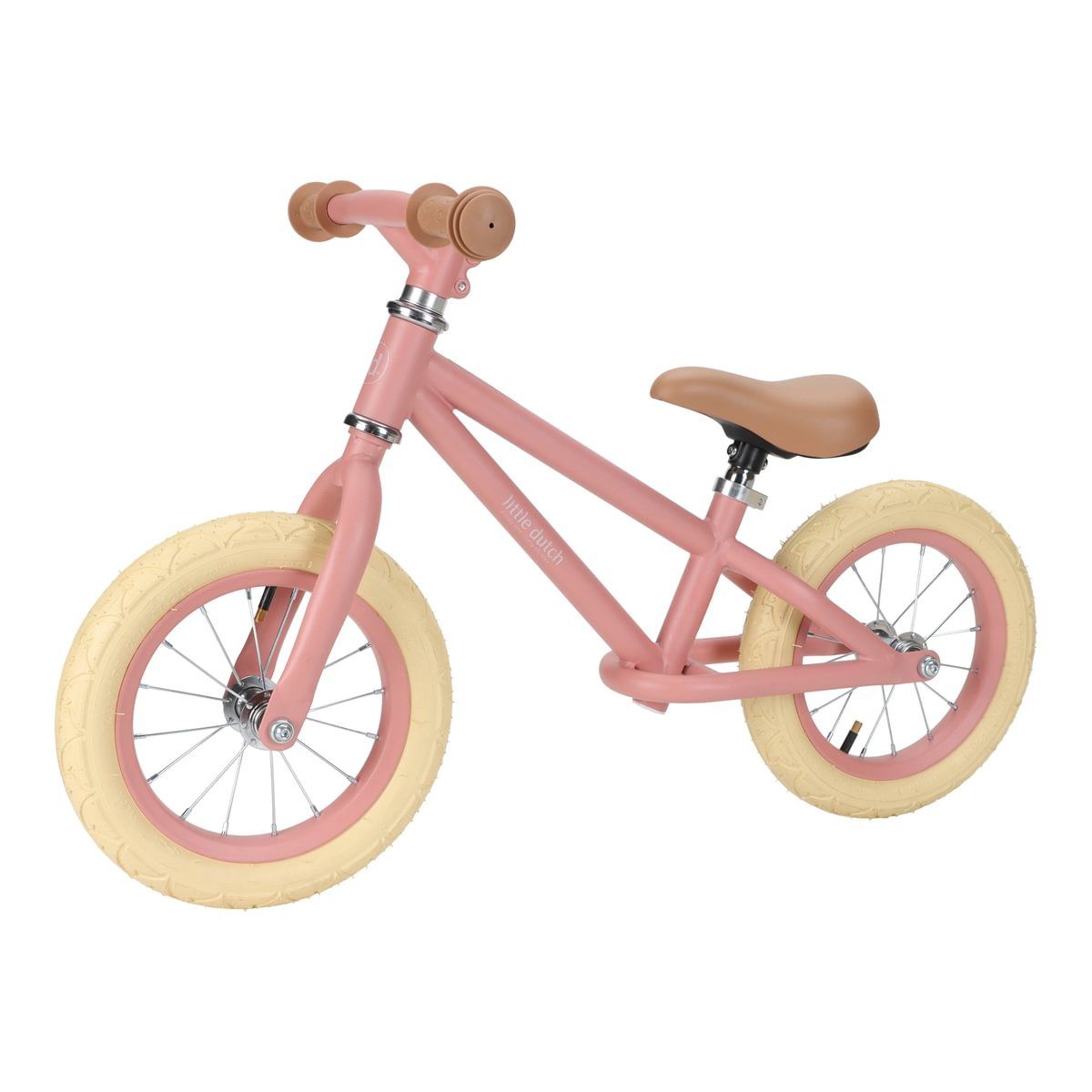 De Little Dutch loopfiets mat roze is perfect voor kinderen van 2-6 jaar. Duurzaam, veilig en stijlvol voor de eerste fietsavonturen. Ook in groen en blauw. VanZus