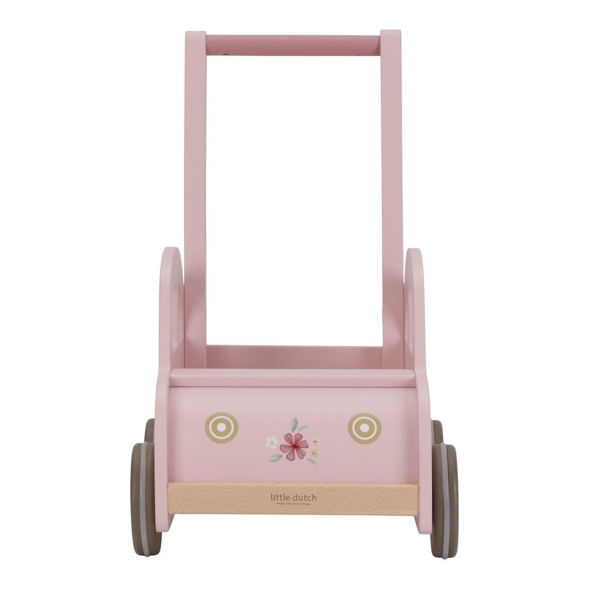 De Little Dutch loopwagen roze is ideaal voor kinderen van 1-4 jaar. Prachtig design met bloemendetails en vintage details. Nu verkrijgbaar bij VanZus.