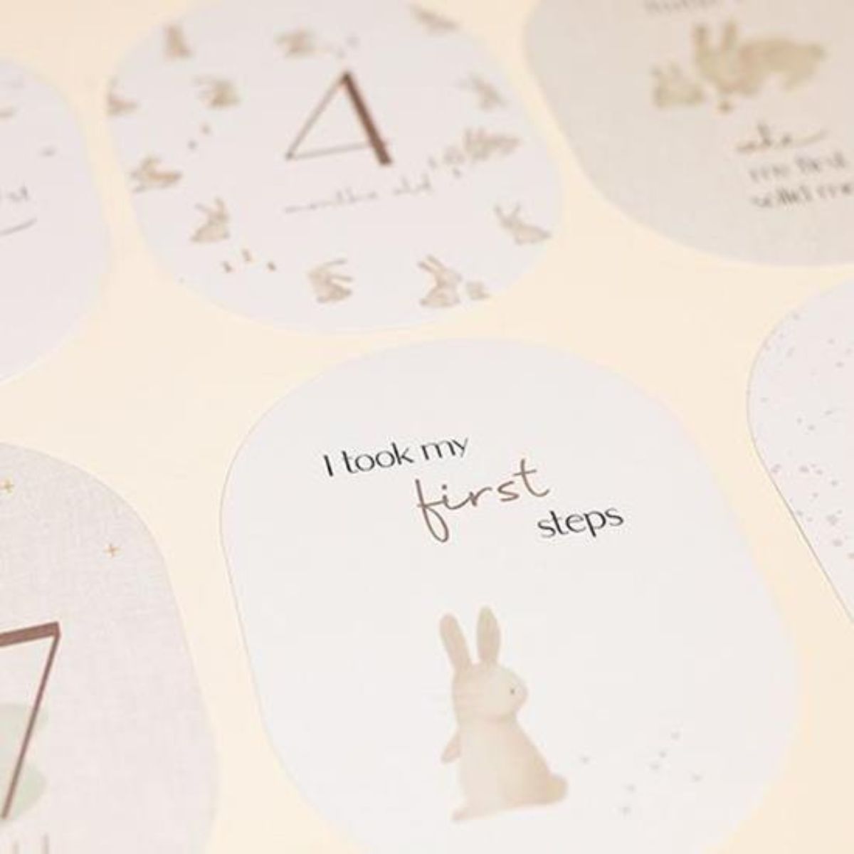 Little Dutch milestone cards 'my first year' baby bunny