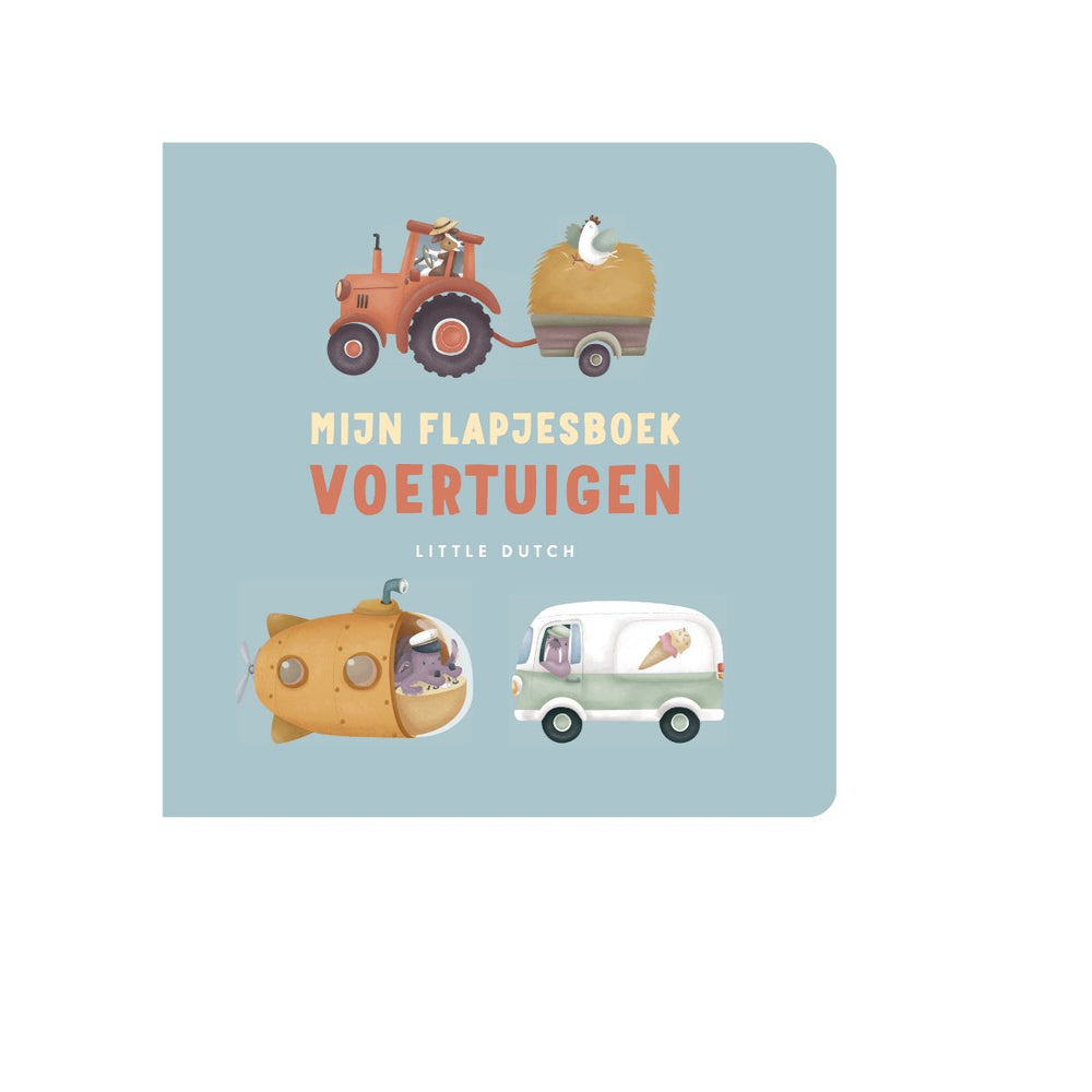 Het Little Dutch mijn flapjesboek voertuigen biedt speels en leerzaam plezier voor kinderen van 1 tot 4 jaar. Ontdek voertuigen en meer! VanZus