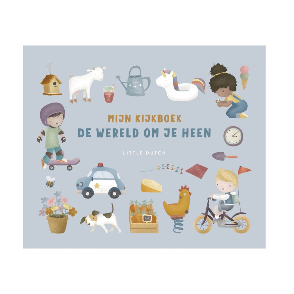Little Dutch mijn kijkboek de wereld om je heen is ideaal voor nieuwsgierige peuters. Vol kleurrijke illustraties en stevige pagina's. Leuk als cadeau. VanZus