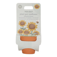 Little Dutch plantenpotje zonnebloem: laat je kinderen genieten van tuinieren met dit schattige terracotta potje. Inclusief aarde en zaadjes. Leuk cadeau. VanZus