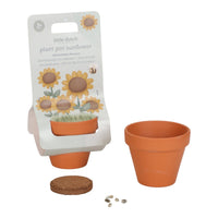 Little Dutch plantenpotje zonnebloem: laat je kinderen genieten van tuinieren met dit schattige terracotta potje. Inclusief aarde en zaadjes. Leuk cadeau. VanZus