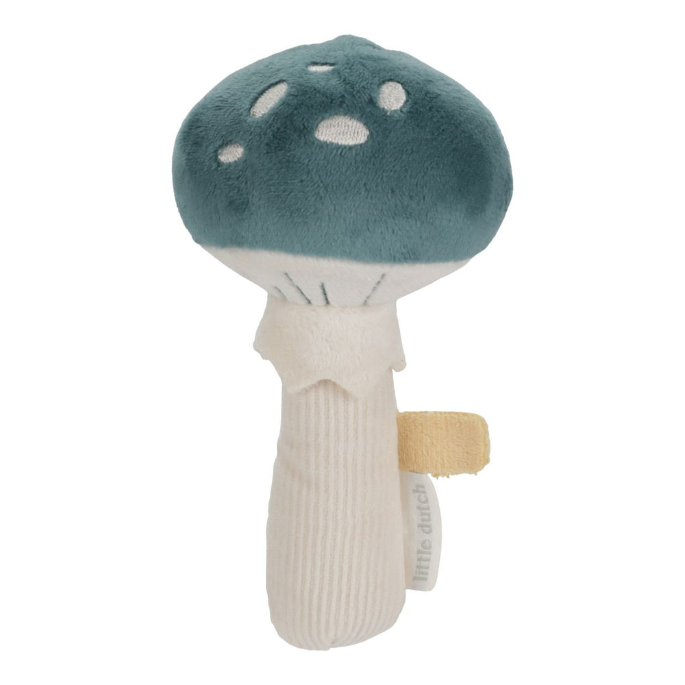 Laat je baby de magie van het bos ontdekken met de Little Dutch rammelaar paddenstoel uit de forest friends-collectie. Zachte materialen en een rammelgeluid stimuleren de zintuigen. Perfect cadeau. VanZus