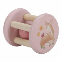 De rammelaar roller uit de fairy garden collectie van het Nederlandse merk Little Dutch is een schattig en stimulerend speeltje voor jouw kleintje. Deze kleurrijke rammelaar heeft een unieke rolvorm en is gemaakt van duurzaam hout. VanZus