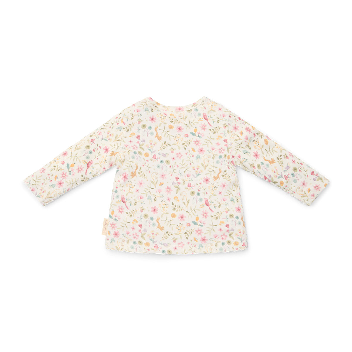 Comfortabele en basic t-shirts zijn altijd fijn om in de kast te hebben hangen! Dat geldt al helemaal voor dit schattige t-shirt lange mouw in de variant fairy garden van het merk Little Dutch. Dit schattige shirt is de ideale basic om de leukste outfits mee samen te stellen. VanZus